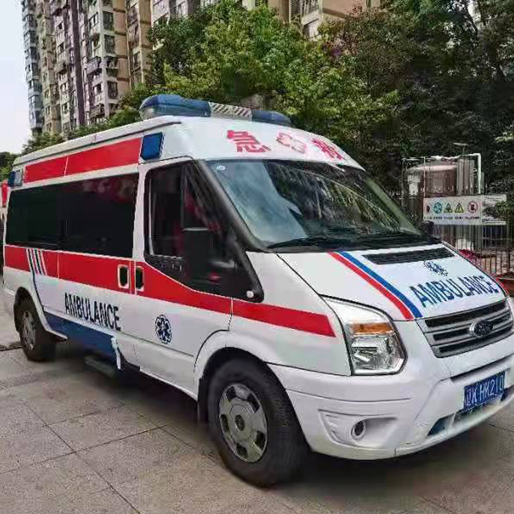 翠屏长途救护车护送病人返乡